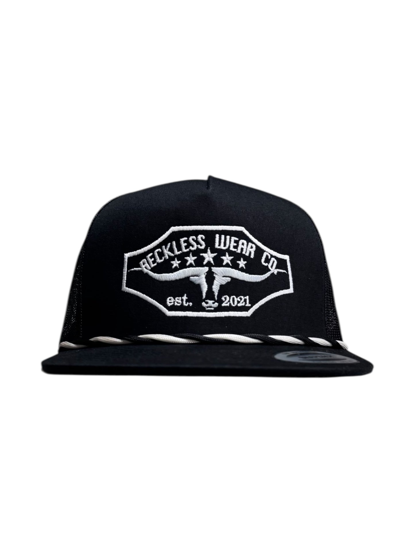RWC SKULL BADGE HAT/TWISTED ROPE