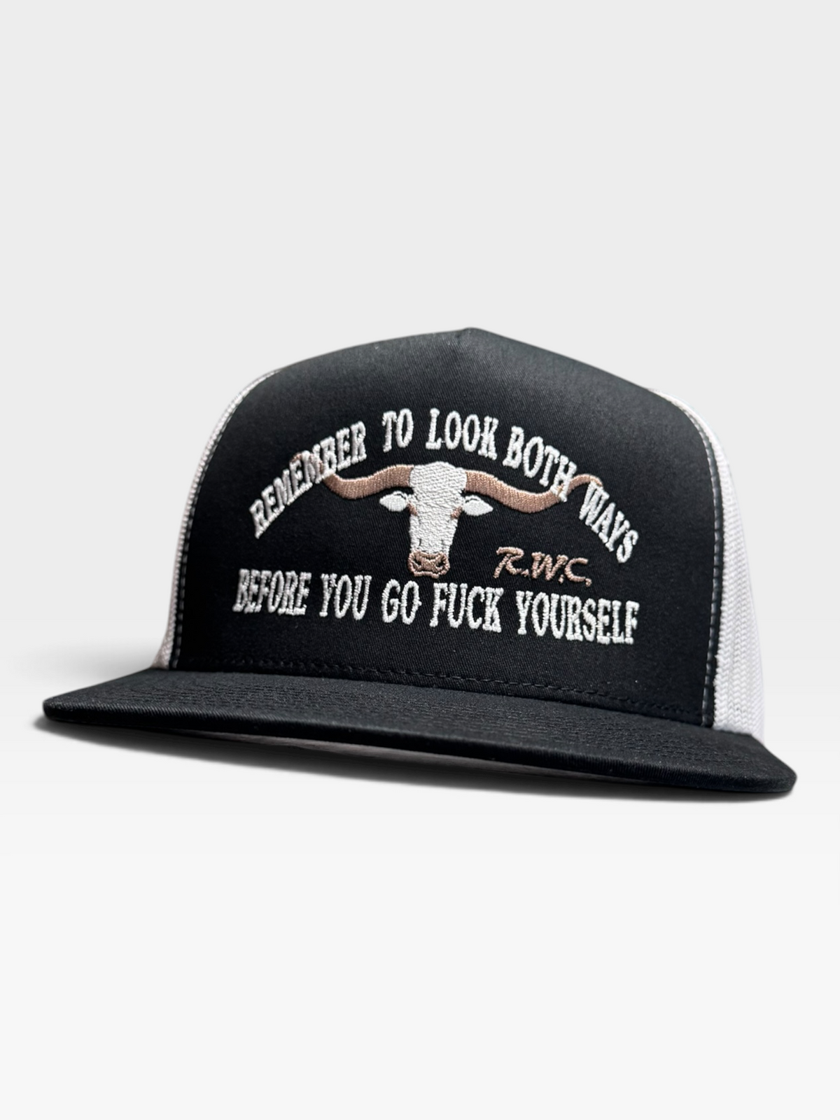 LOOK BOTH WAYS BEFORE YOU GO FUCK YOURSELF