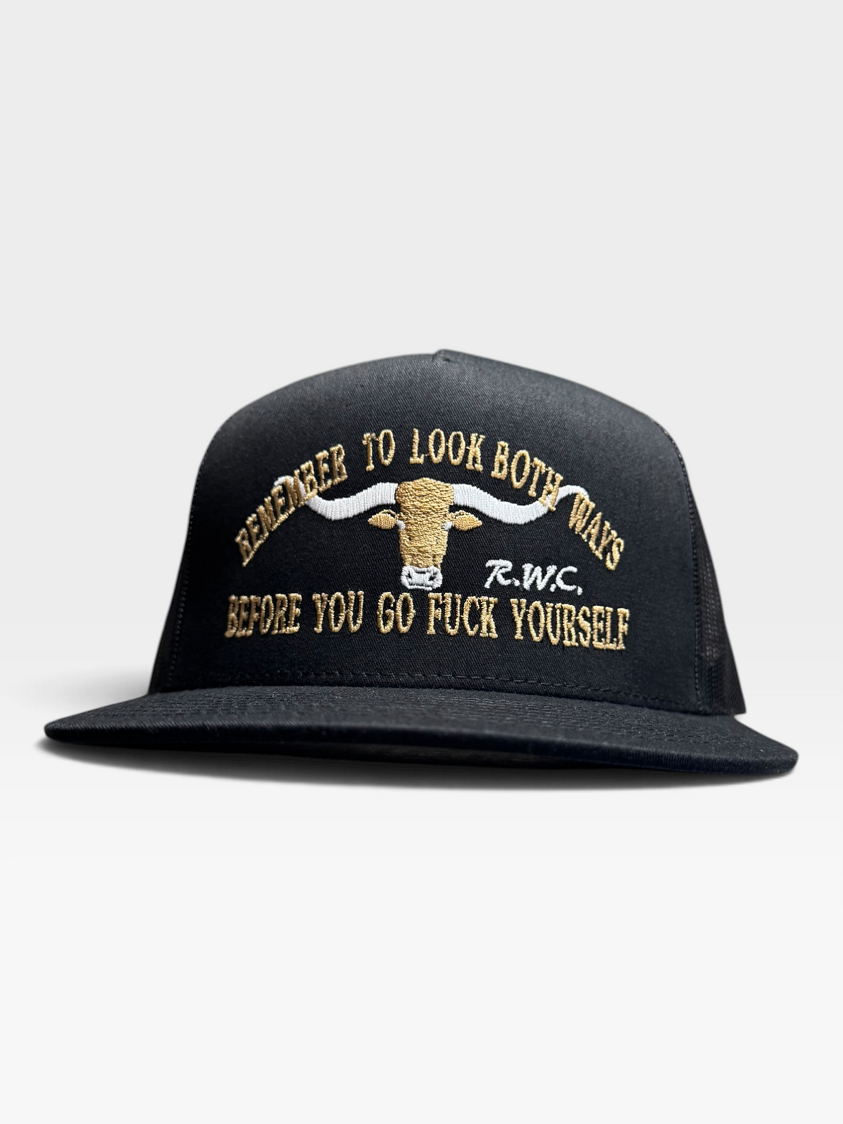 LOOK BOTH WAYS BEFORE YOU GO FUCK YOURSELF