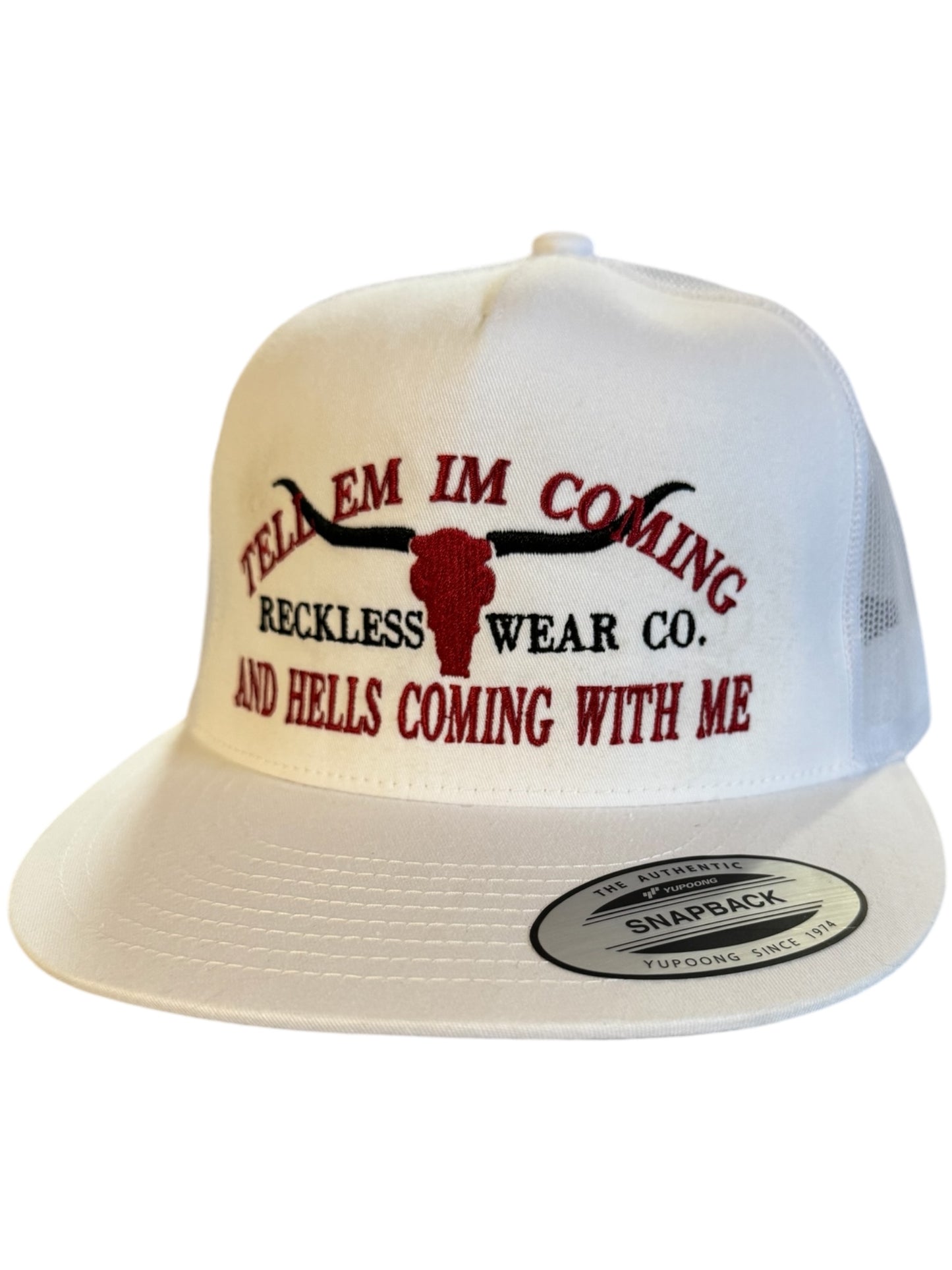 IM COMING AND HELLS COMING WITH ME HAT