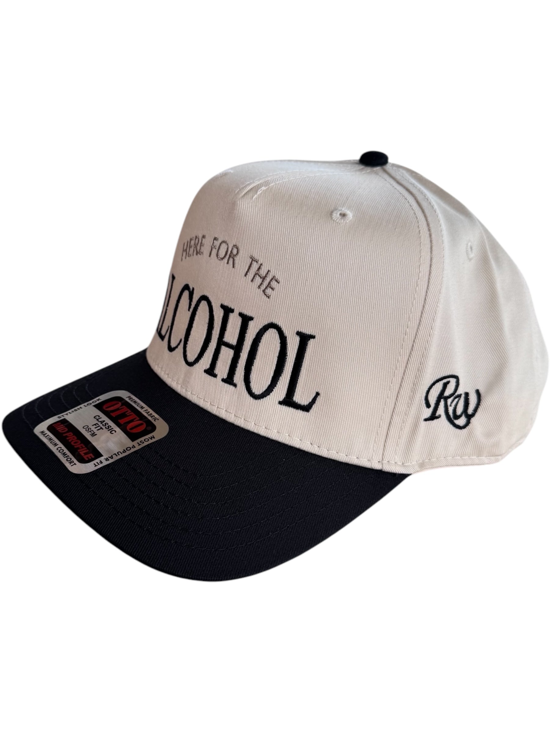 HERE FOR THE ALCOHOL