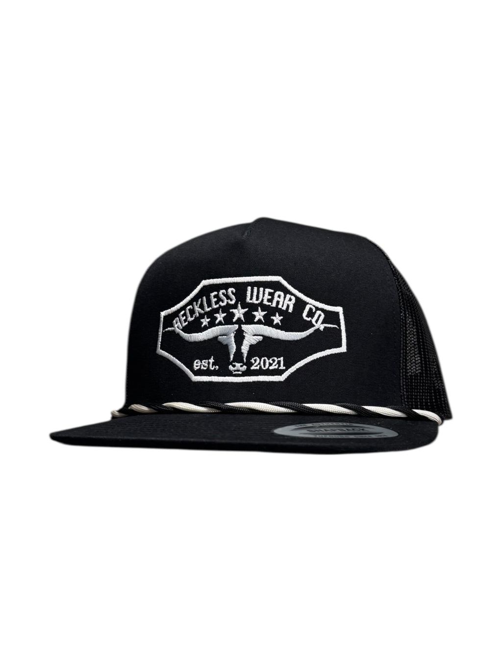 RWC SKULL BADGE HAT/TWISTED ROPE