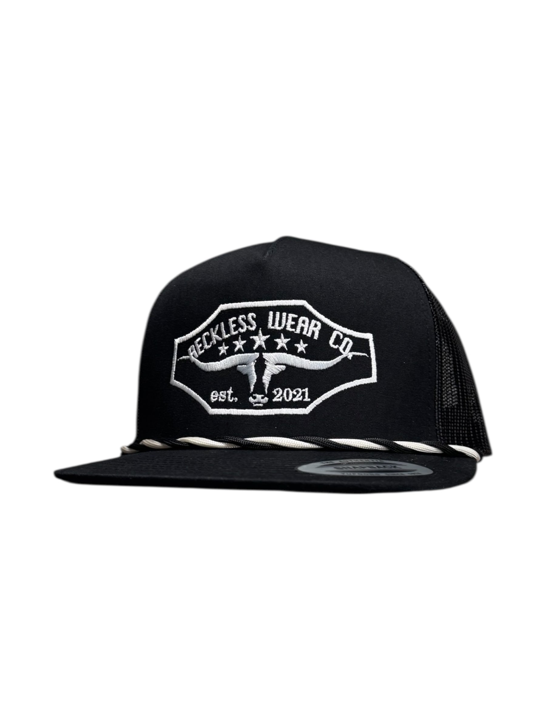 RWC SKULL BADGE HAT/TWISTED ROPE