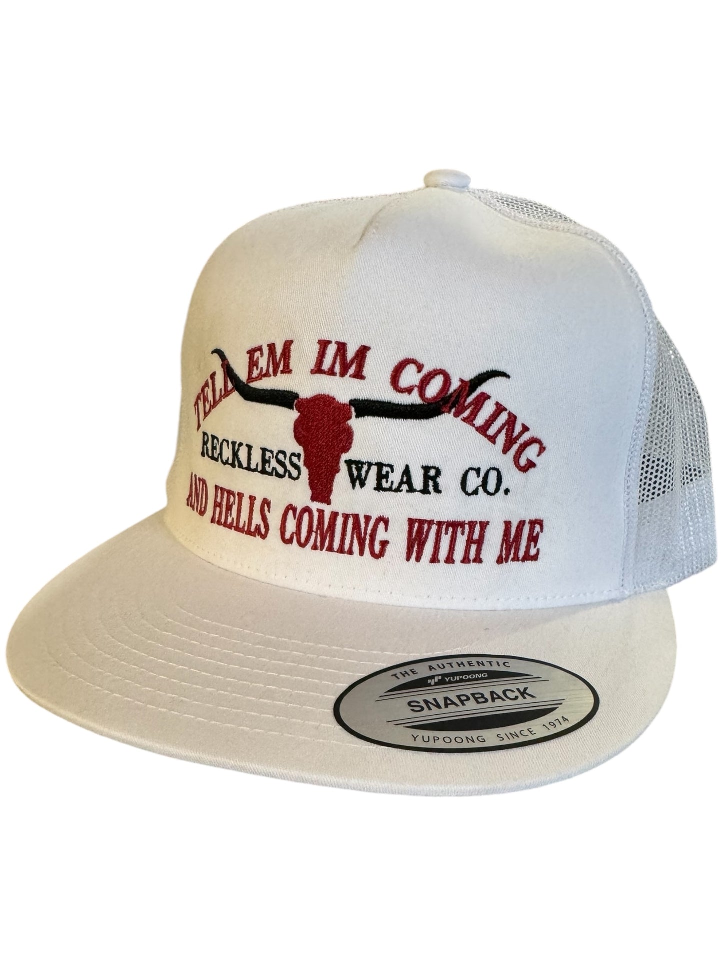 IM COMING AND HELLS COMING WITH ME HAT