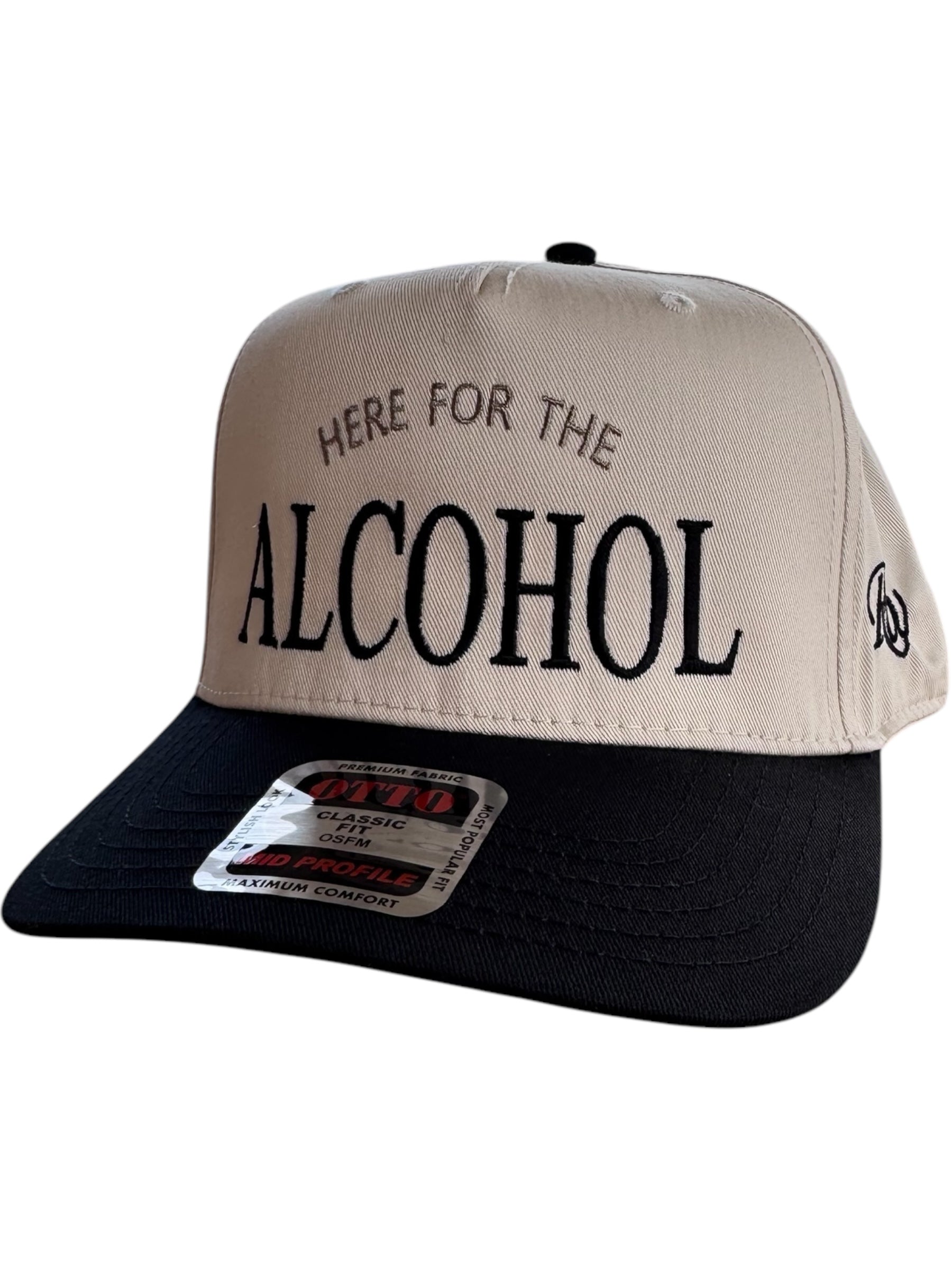 HERE FOR THE ALCOHOL