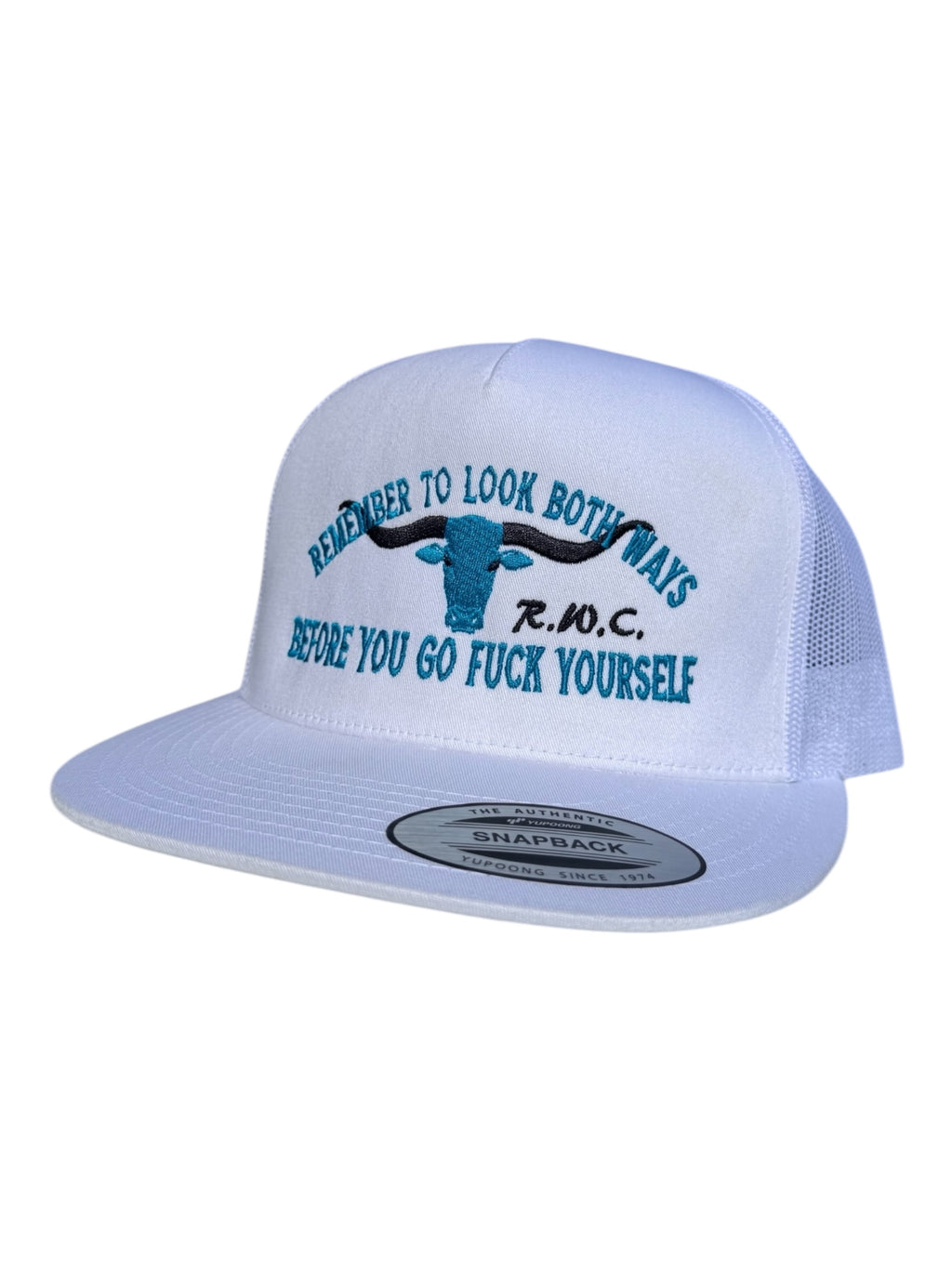 LOOK BOTH WAYS BEFORE YOU GO FUCK YOURSELF