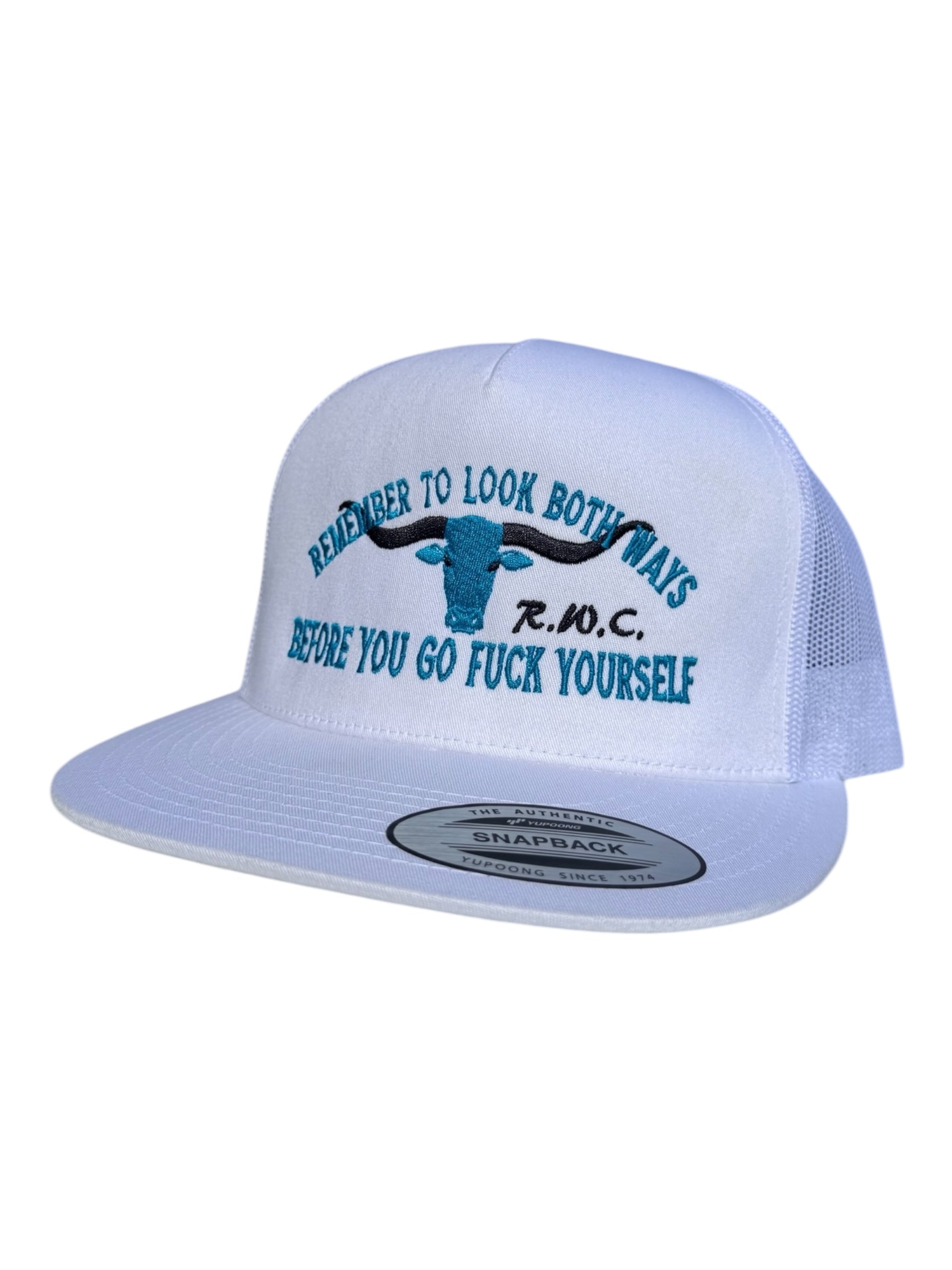 LOOK BOTH WAYS BEFORE YOU GO FUCK YOURSELF