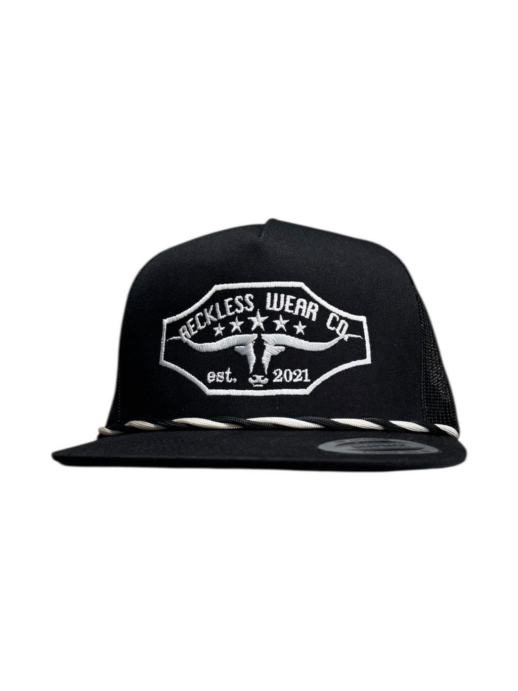 RWC SKULL BADGE HAT/TWISTED ROPE