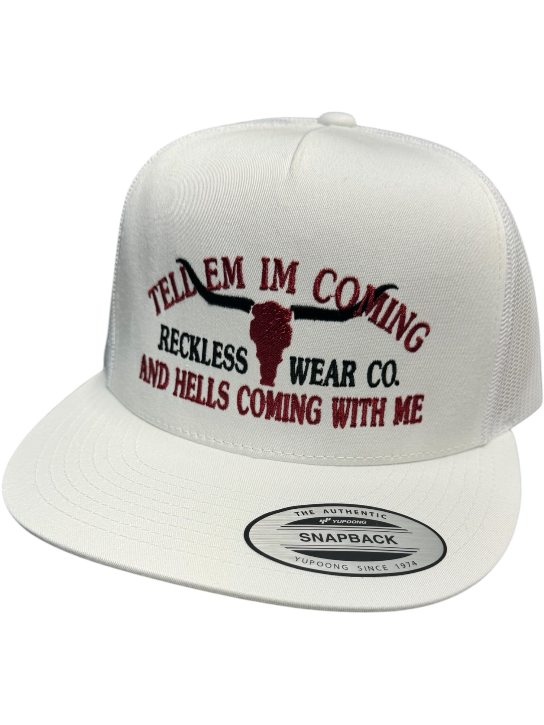 IM COMING AND HELLS COMING WITH ME HAT