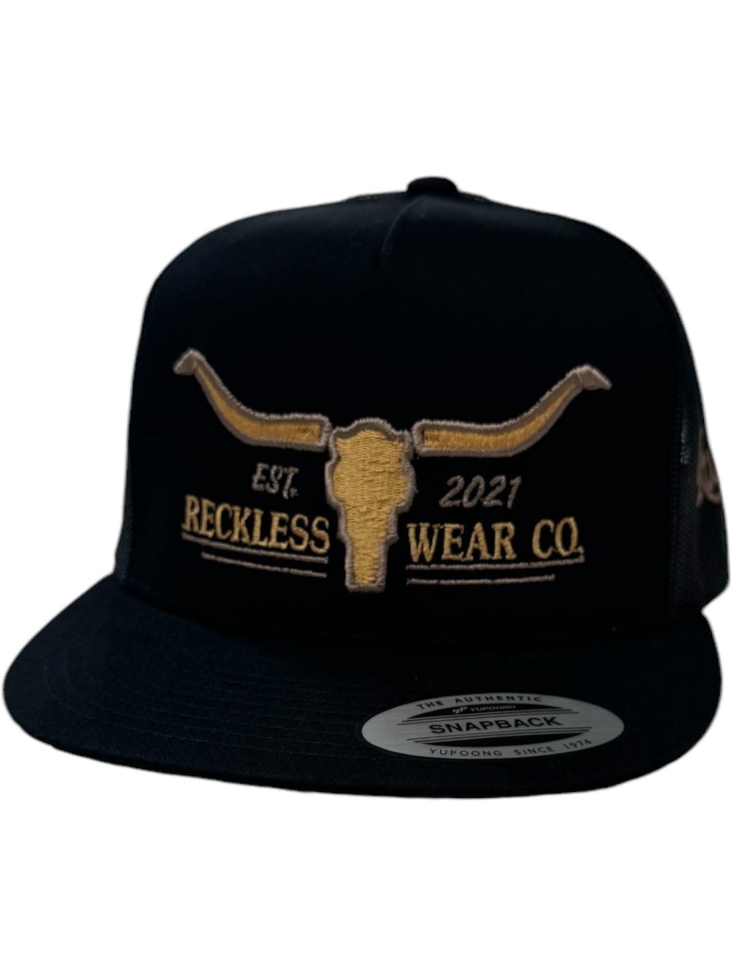 RW GOLD SKULL HAT