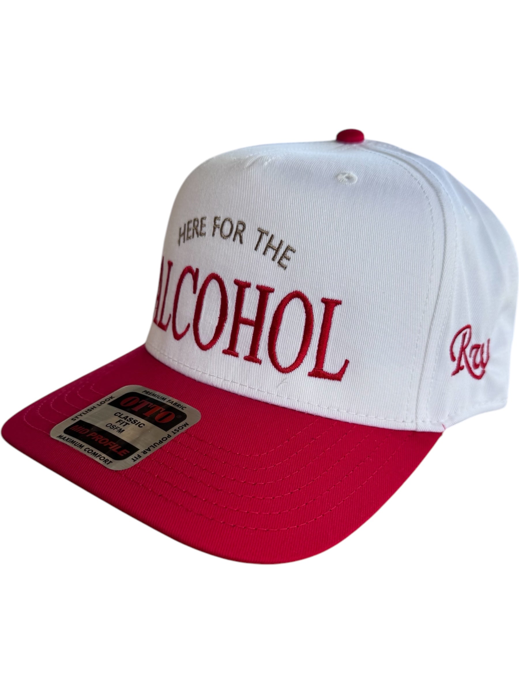 HERE FOR THE ALCOHOL