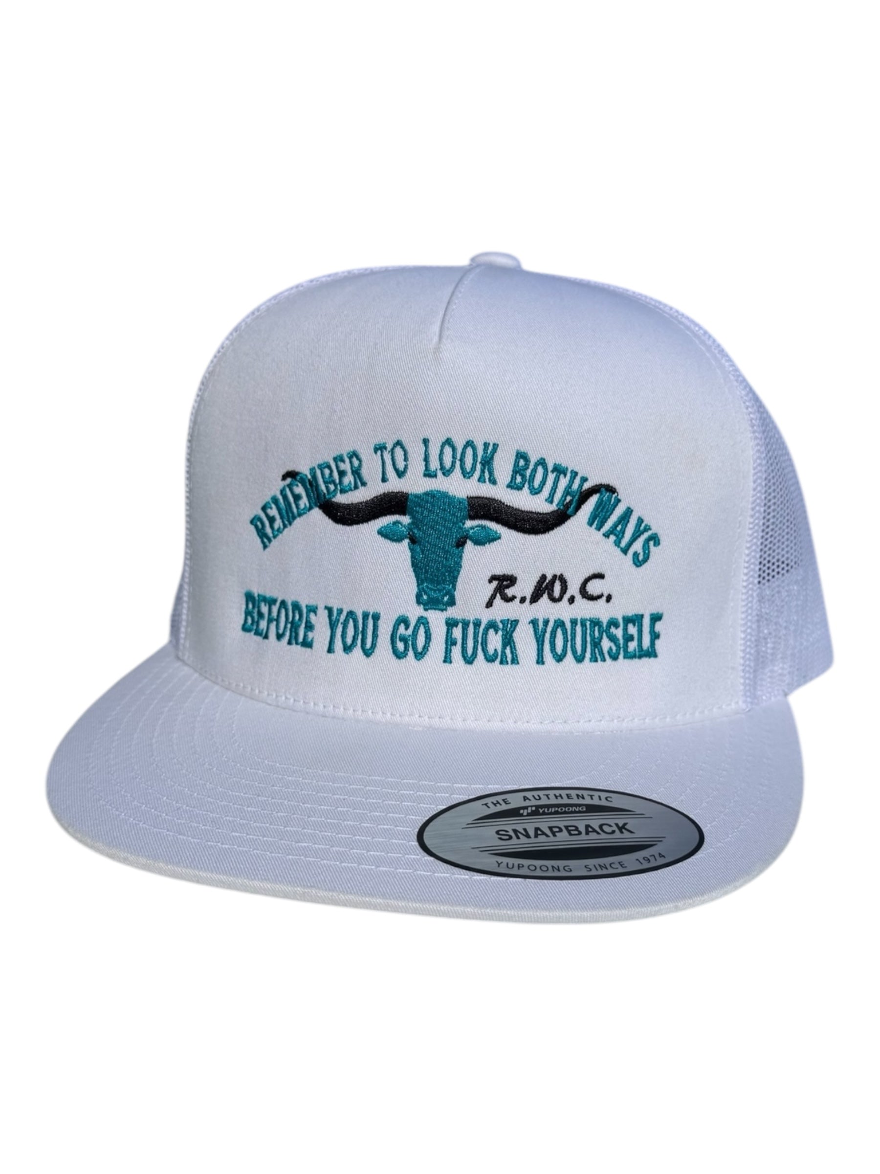 LOOK BOTH WAYS BEFORE YOU GO FUCK YOURSELF