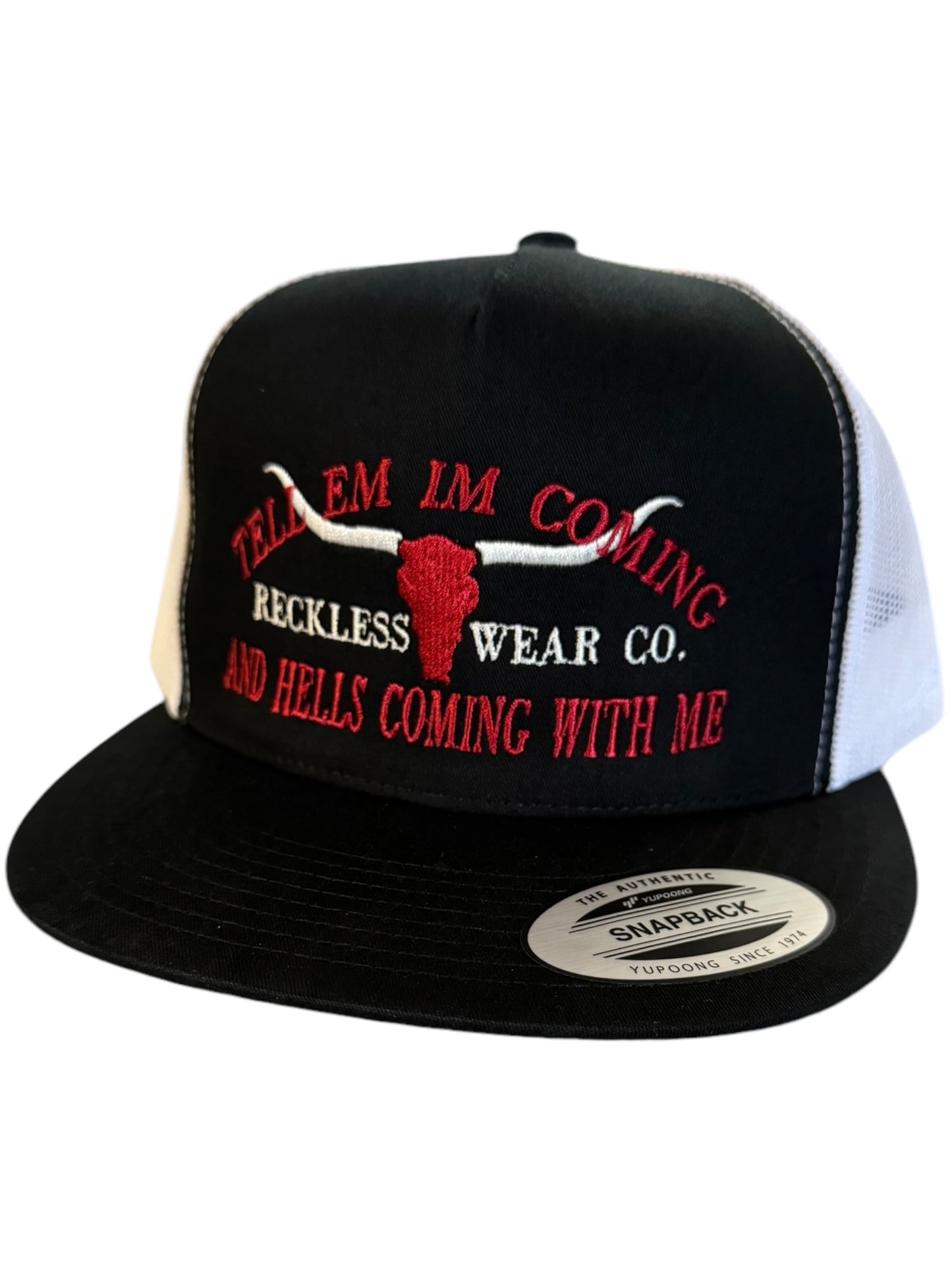 IM COMING AND HELLS COMING WITH ME HAT