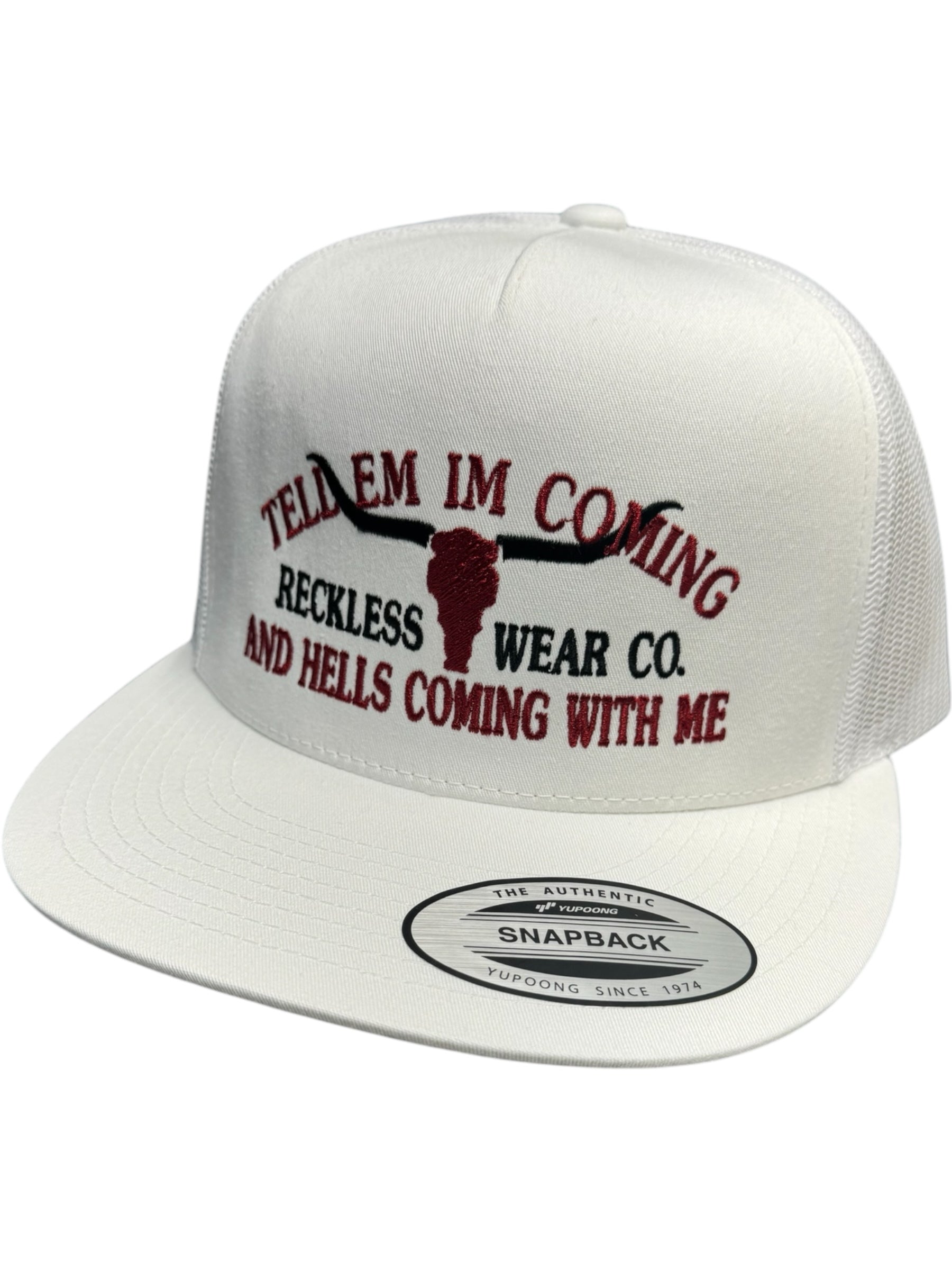 IM COMING AND HELLS COMING WITH ME HAT