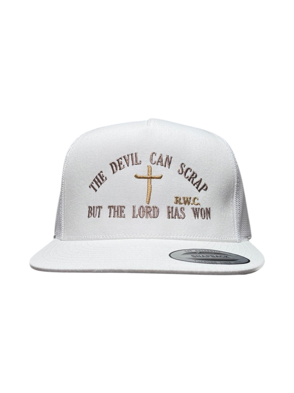 THE DEVIL CAN SCRAP BUT THE LORD HAS WON