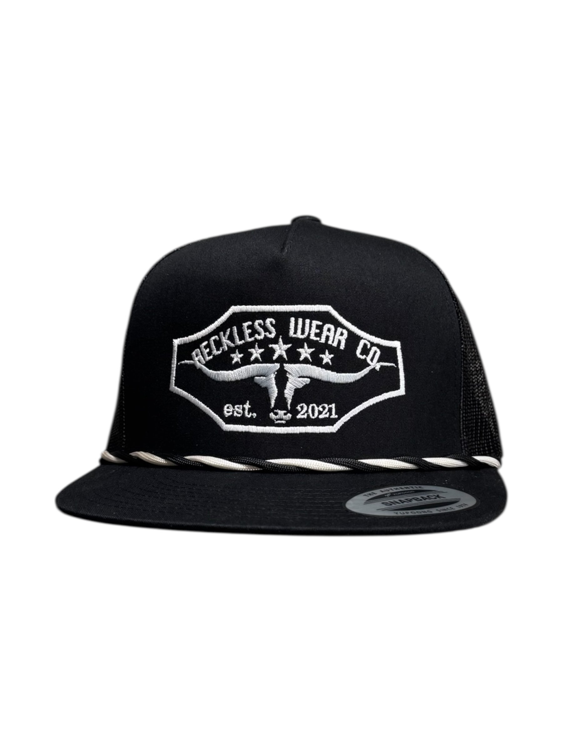 RWC SKULL BADGE HAT/TWISTED ROPE