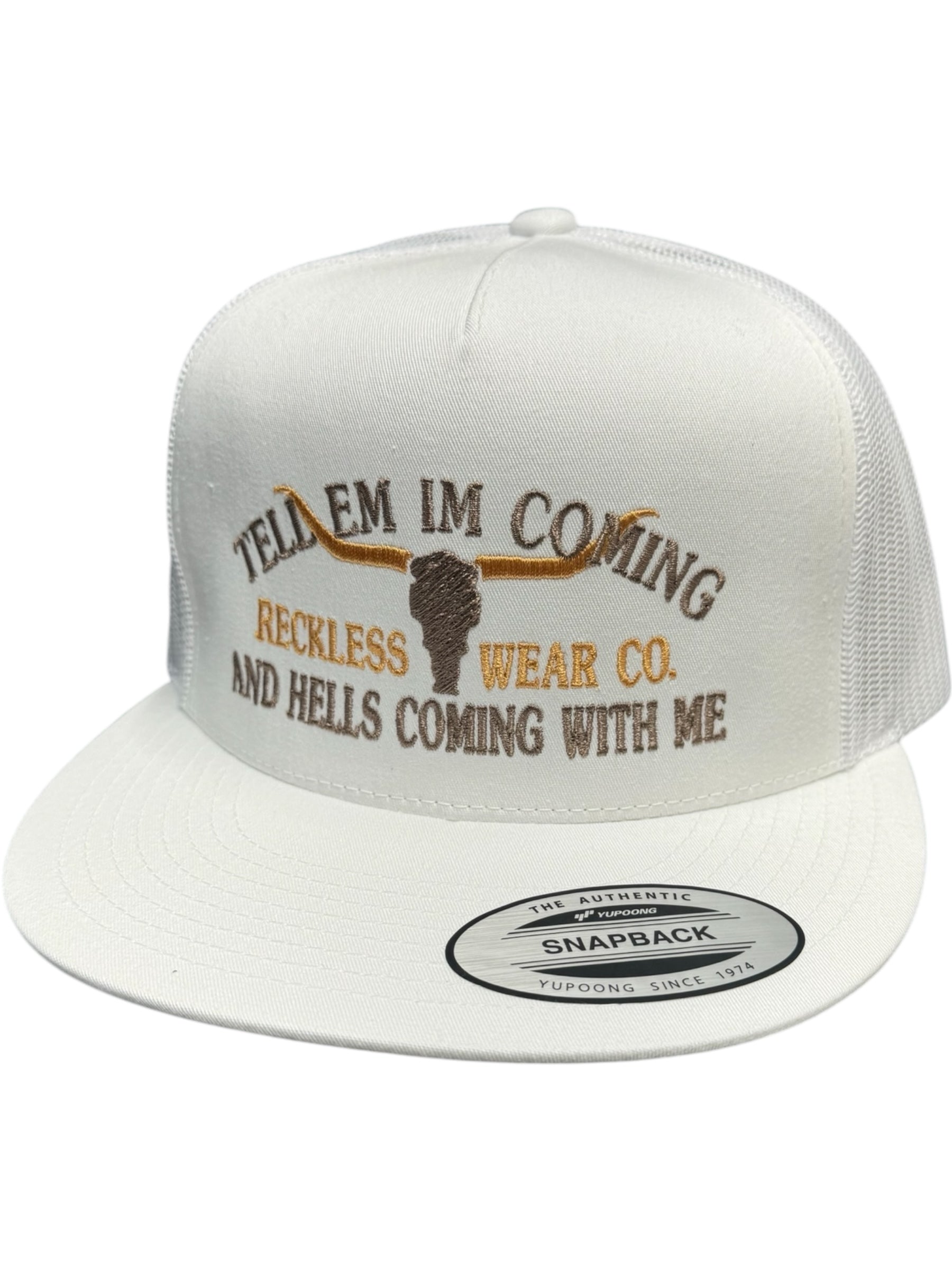 IM COMING AND HELLS COMING WITH ME HAT