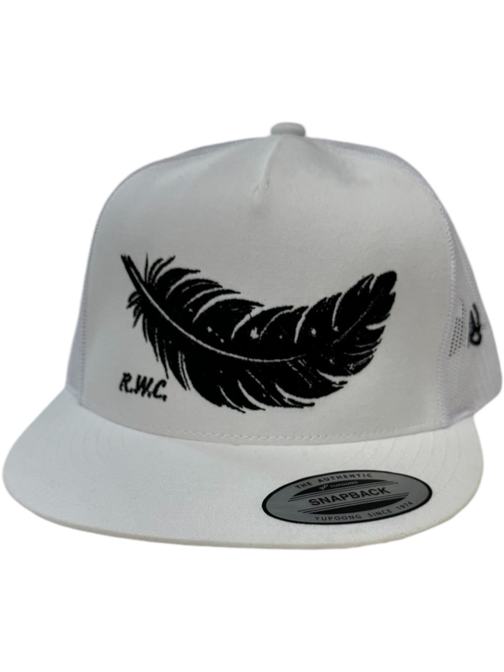 BLACK FEATHER HAT