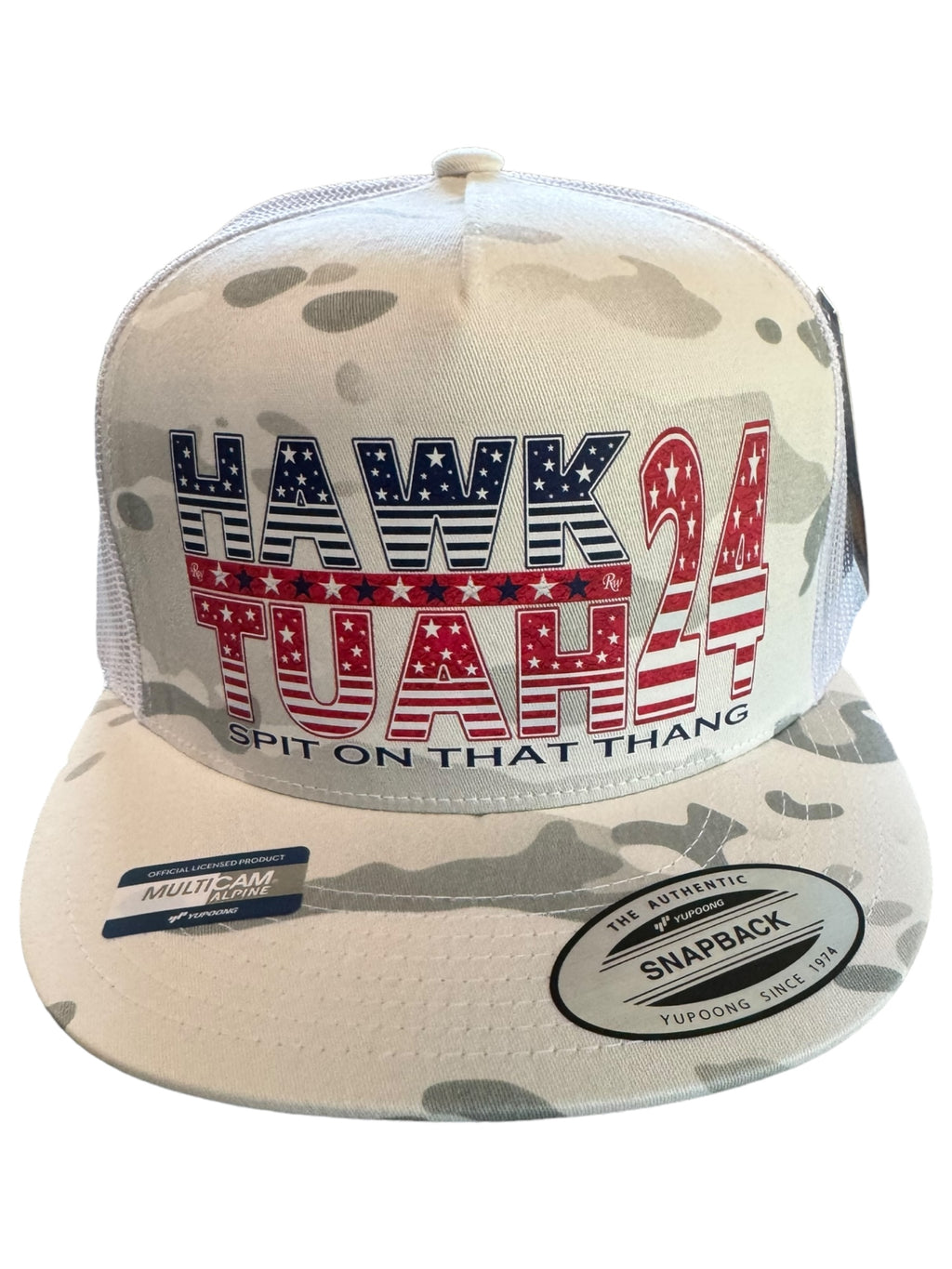 PATRIOTIC HAWK TUAH HAT