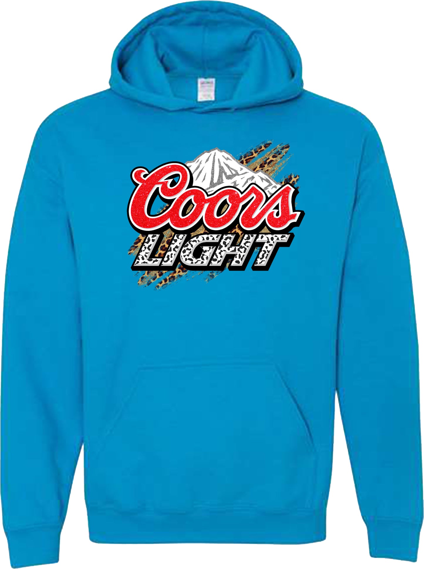 COORS LEOPARD HOODIE OR SWEATSHIRT