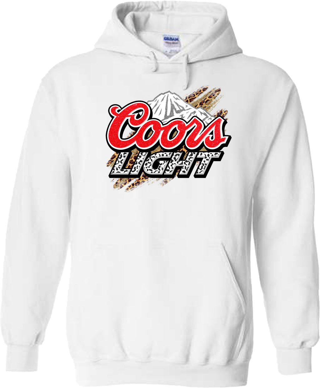 COORS LEOPARD HOODIE OR SWEATSHIRT