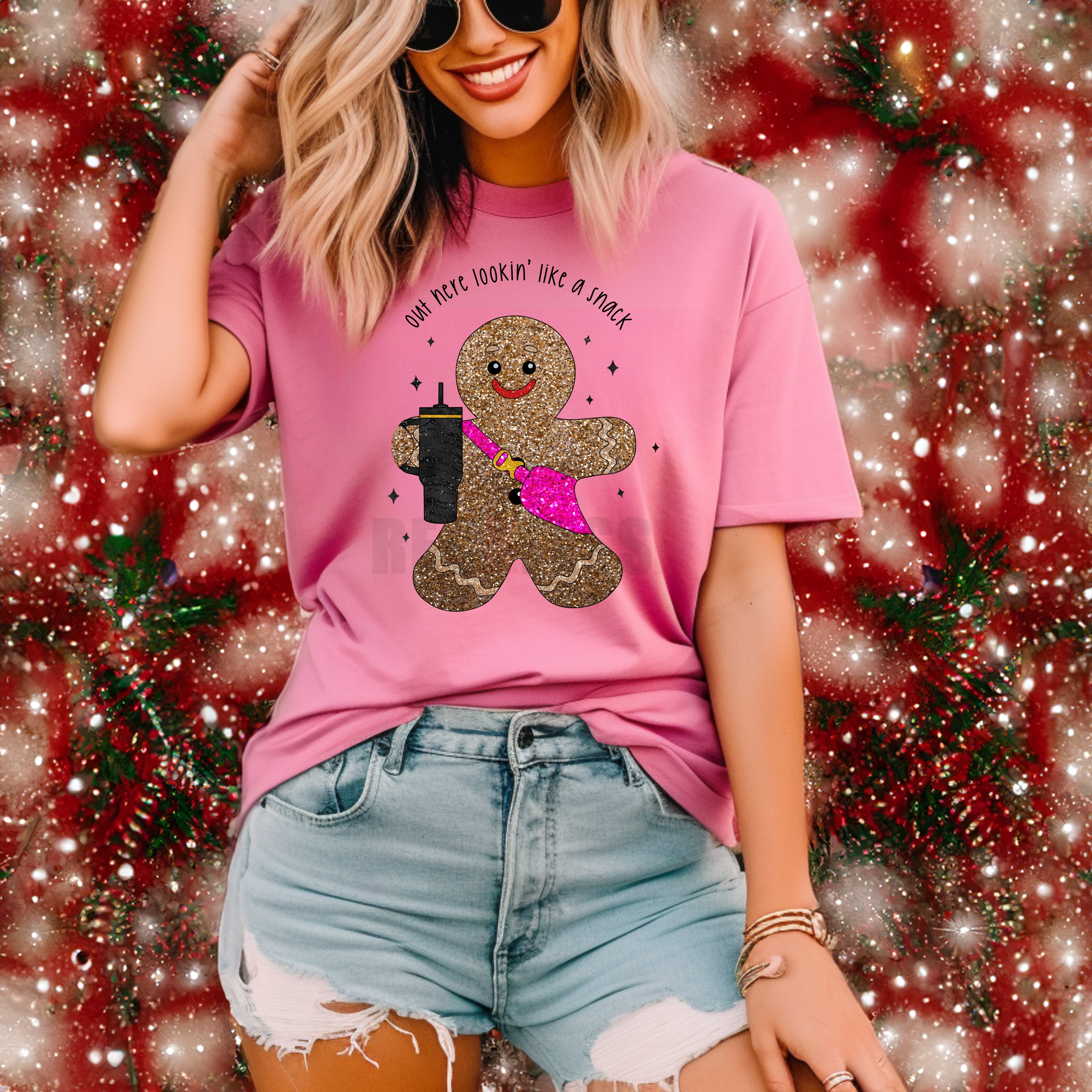 Out Here Looking Like a Snack Comfort Color Tshirt