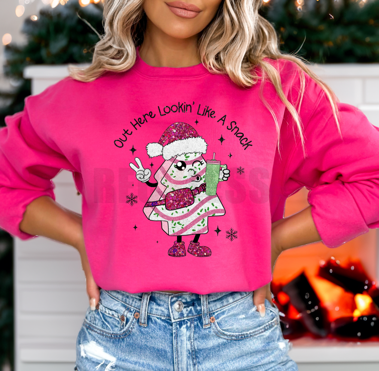 OUT HERE LOOKING LIKE A SNACK COOKIE