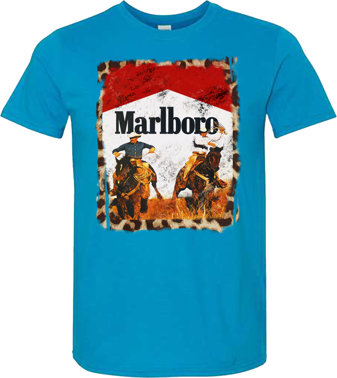 LEOPARD COWBOY TSHIRT