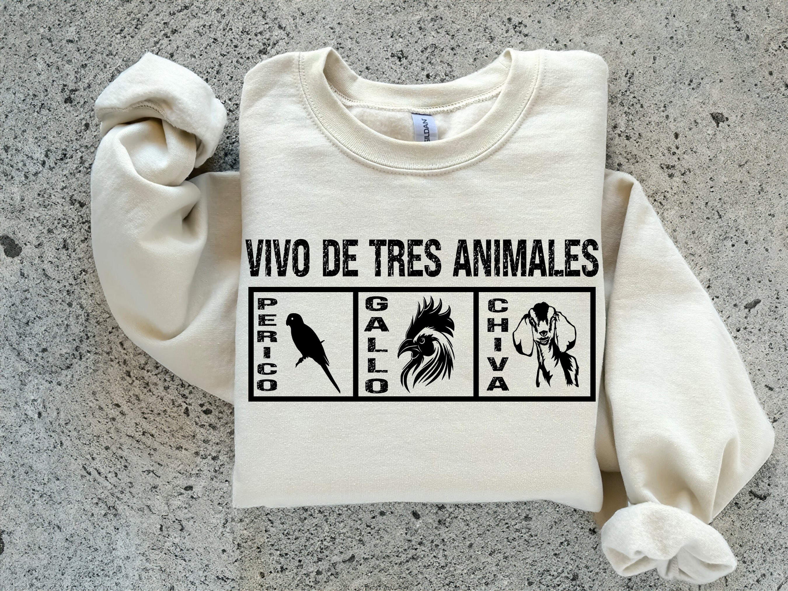 VIVO DE TRES ANIMALES